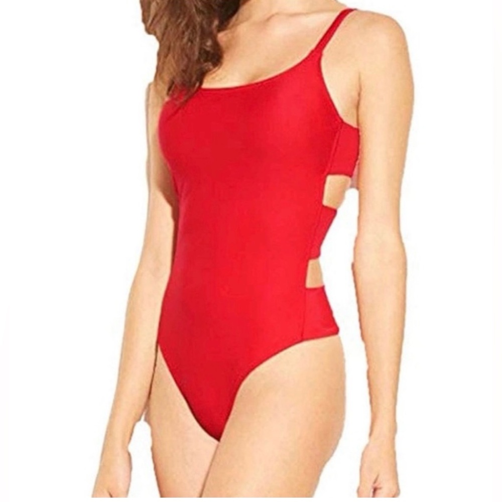 Red Shade & Shore One-Piece Swimsuit size S